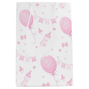 Moyen Sac cadeau mignon Baby shower C'est un ballon fill