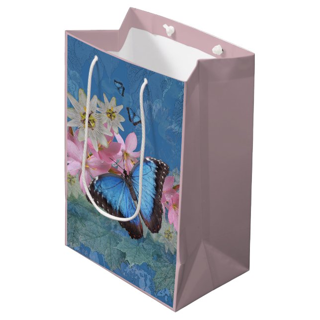 Moyen Sac cadeau Morpho Magic (Devant Angle)