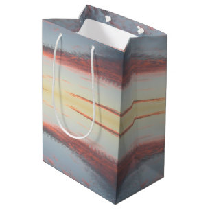 Moyen Sac cadeau - Nuages couchés de soleil