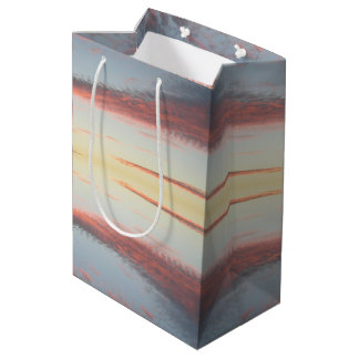 Moyen Sac cadeau - Nuages couchés de soleil