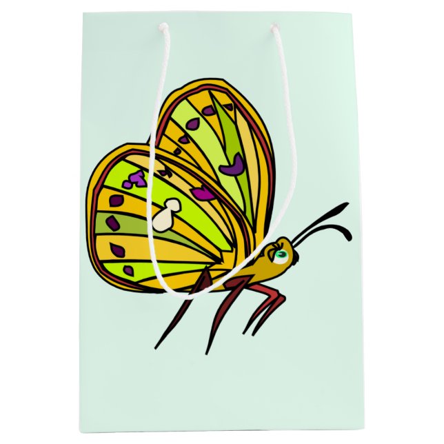 Moyen Sac cadeau Papillon (Devant)