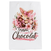 Sac Cadeau Pâques "Team Chocolat" 