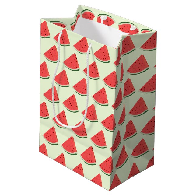 Moyen Sac Cadeau Pastèque (Dos Angle)