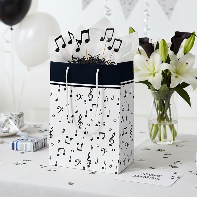Moyen sac cadeau petit thème musical (Créateur téléchargé)