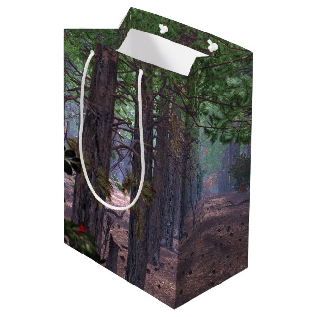 Moyen Sac cadeau Pin du Vent (Dos Angle)