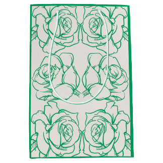 Moyen Sac cadeau Rose du patrimoine