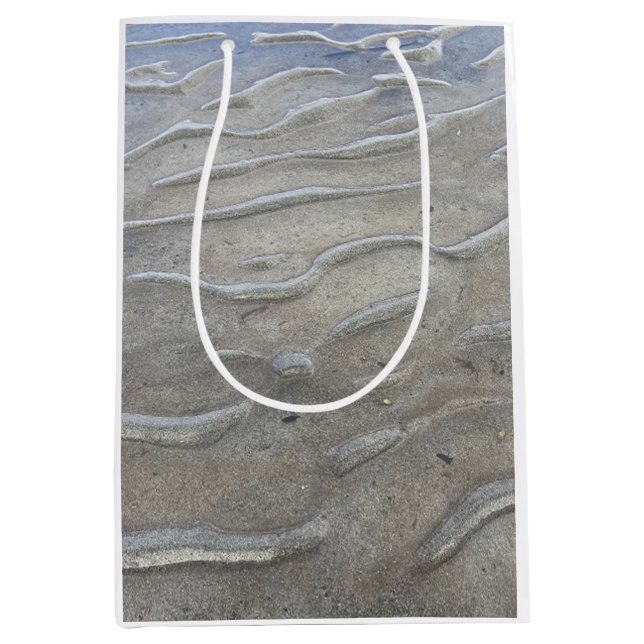 Moyen Sac cadeau Sandy Beach (Devant)