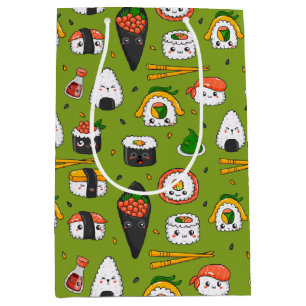 Moyen Sac Cadeau Sushi Kawaii