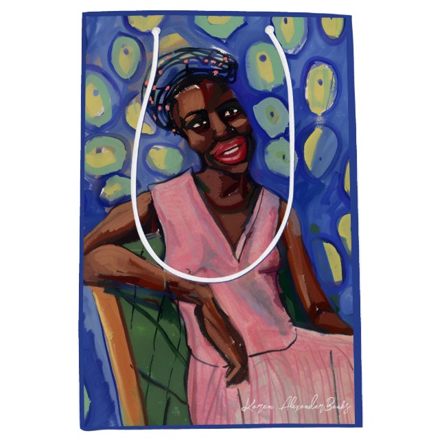 Moyen Sac cadeau Sweet Sandy par KAB (Devant)