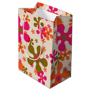 Moyen Sac cadeau Vintage rétro et mod 60 les années 70