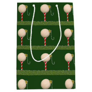 Moyen Sac de cadeau de Noël de golf petit