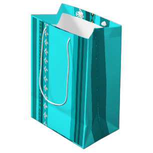 Moyen Sac de cadeau de turquoise de Thunderbird de Natif