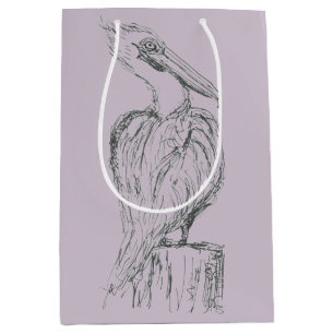 Moyen Sac de cadeau d'oiseau