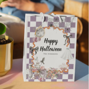 Moyen Sac de cadeau Halloween Cottagecore Vintage ÉpoUVA
