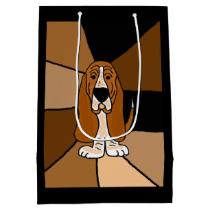 Moyen Sac drôle de cadeau de Basset Hound