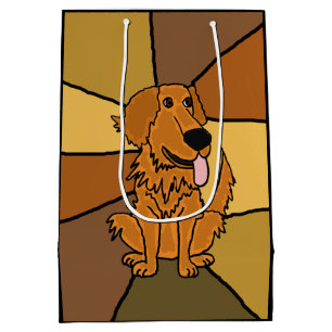 Moyen Sac drôle de cadeau de golden retriever