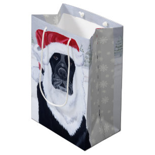 Moyen Sac noir de cadeau de casquette de Labrador Père