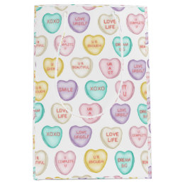 Moyen Self Love Candy Hearts - Sac cadeau blanc