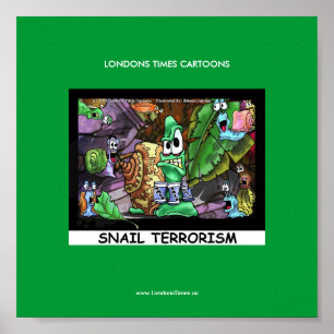 Moyenne Escargots Funny Londons Times Poster de de