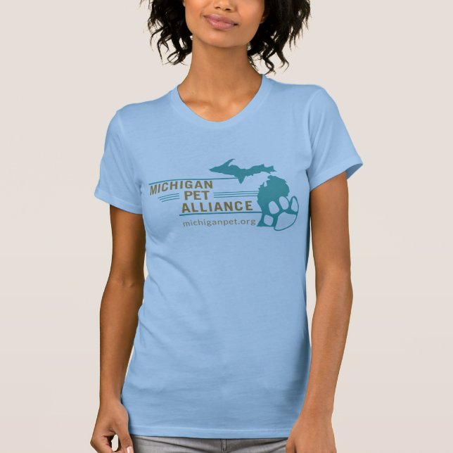 MPA T-shirts Bella+Canvas Slim Fit pour femmes (Devant)