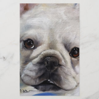 "Mr French" Français Bulldog Frenchie peinture d'a