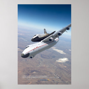 Mriya & Buran : Affiche du triomphe de l'aviation 