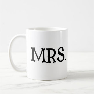 MRS. BRIDE MARIAGE FEMME CAFÉ MUG