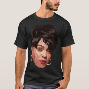 Ms Anita Baker low poly 2d art Classic T-Shirt