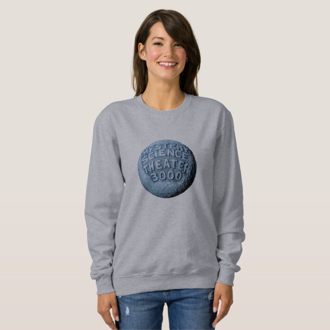 MST3K Moon Sweatshirt (gris) (Devant entier)