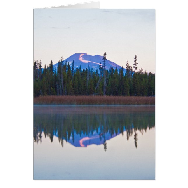 Mt Bachelor du lac Little Lava, Oregon (Devant)