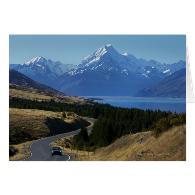 Mt. Cook, Nouvelle-Zélande (Devant horizontal)