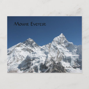 Mt Everest de la carte postale Kala Patar