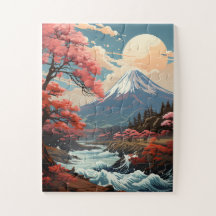 Mt Fuji Zen Jigsaw Puzzle