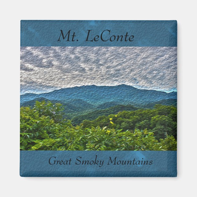 Mt. LeConte, Great Smoky Mountains Photo Magnet (Devant)