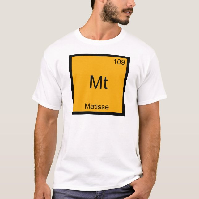 Mt - Matisse T-shirt drôle Symbole Élément Chimie (Devant)