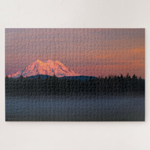 Mt Rainer poumon soleil couchant puzzle