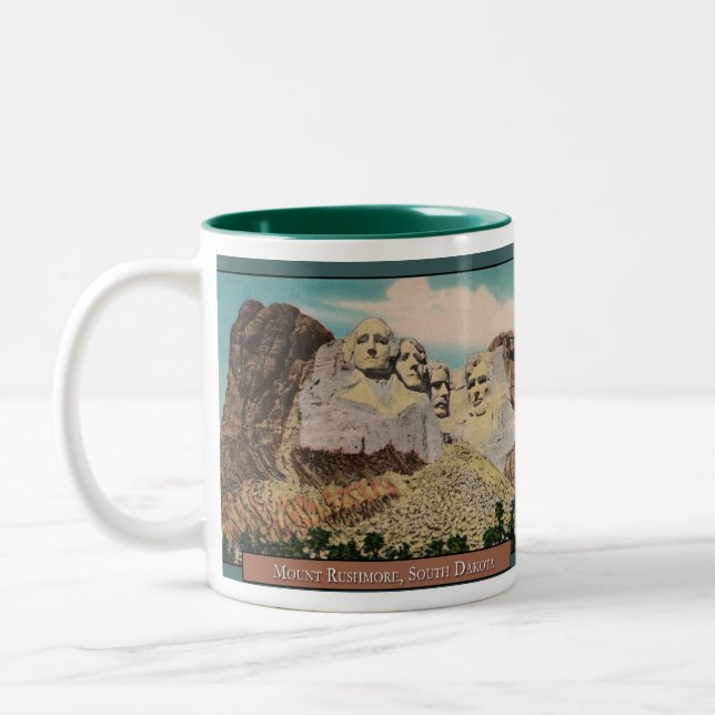 Mt. Rushmore Mug de café (Gauche)