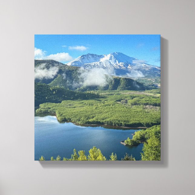 Mt. Saint Helens 10 x 10 toile enveloppée (Recto)
