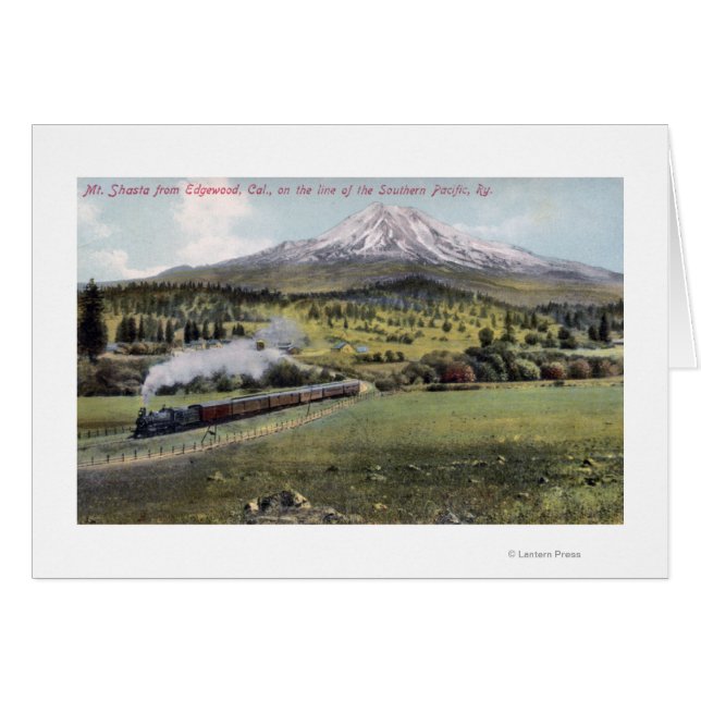 Mt Shasta et Southern Pacific Rail (Devant horizontal)