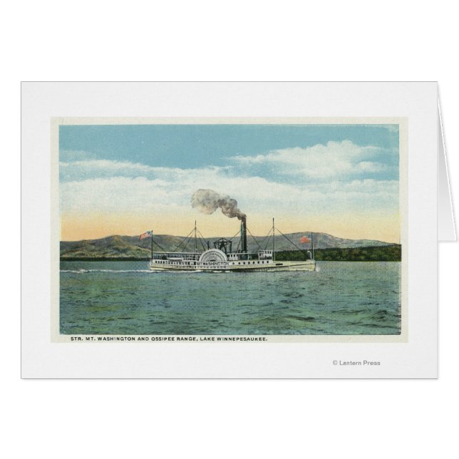 Mt Washington Steamer, Ossipee Range View (Devant horizontal)