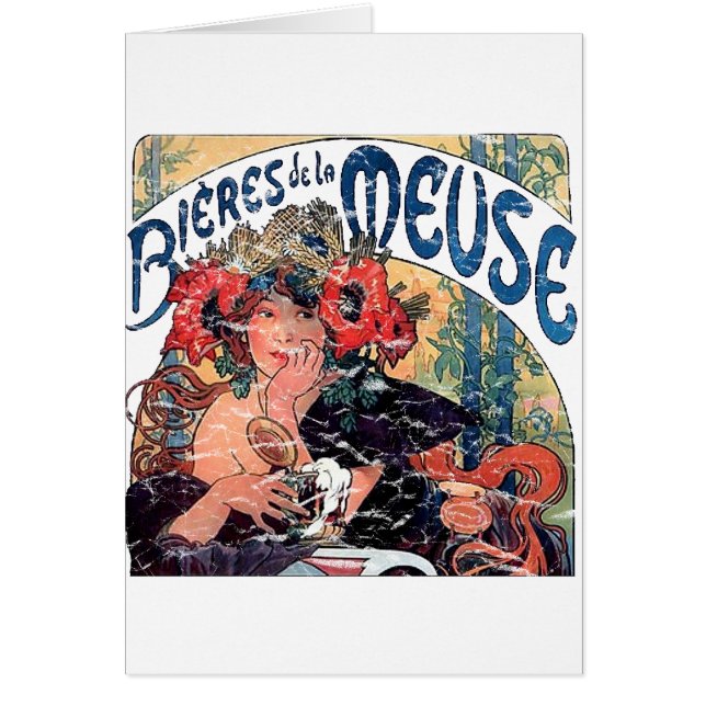 Mucha -Muse -1860 - en détresse (Devant)