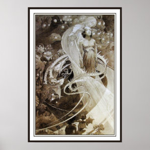 Mucha Poster Print - Illustration de Le Pater ~