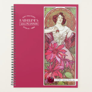 Mucha's Precioius Stones Ruby Planner