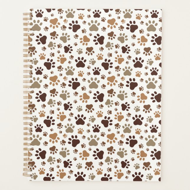 Muddy Paw Prints Planner (Devant)