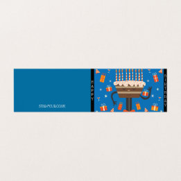 Muffin d'anniversaire - Bleu