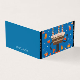 Muffin d'anniversaire - Bleu