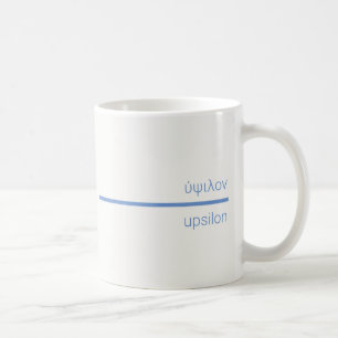 Mug Γ droite ρ équation droite Λ τ  ύ  - grec Upsilon