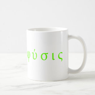 Mug φύσις : symboles de Grec de physique