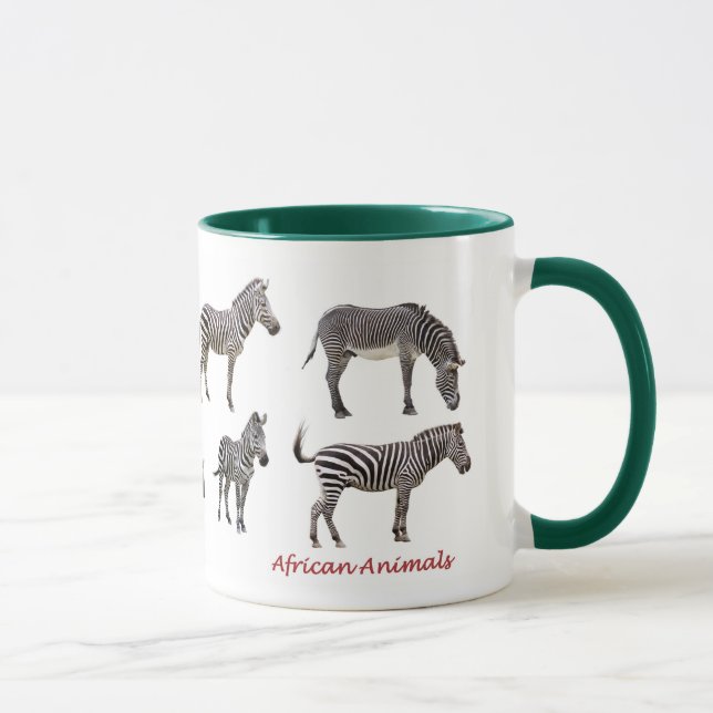 MUG アフリカの動物のマグカップ (Droite)