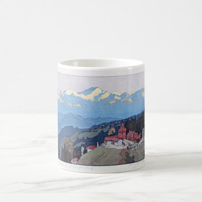 Mug ダ ー ジ リ ン 朝, Matin de Darjeeling, Hiroshi Yoshida (Centre)